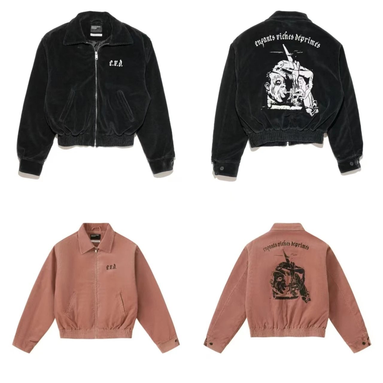 Enfants Riches Déprimés Corduroy Zip Jacket