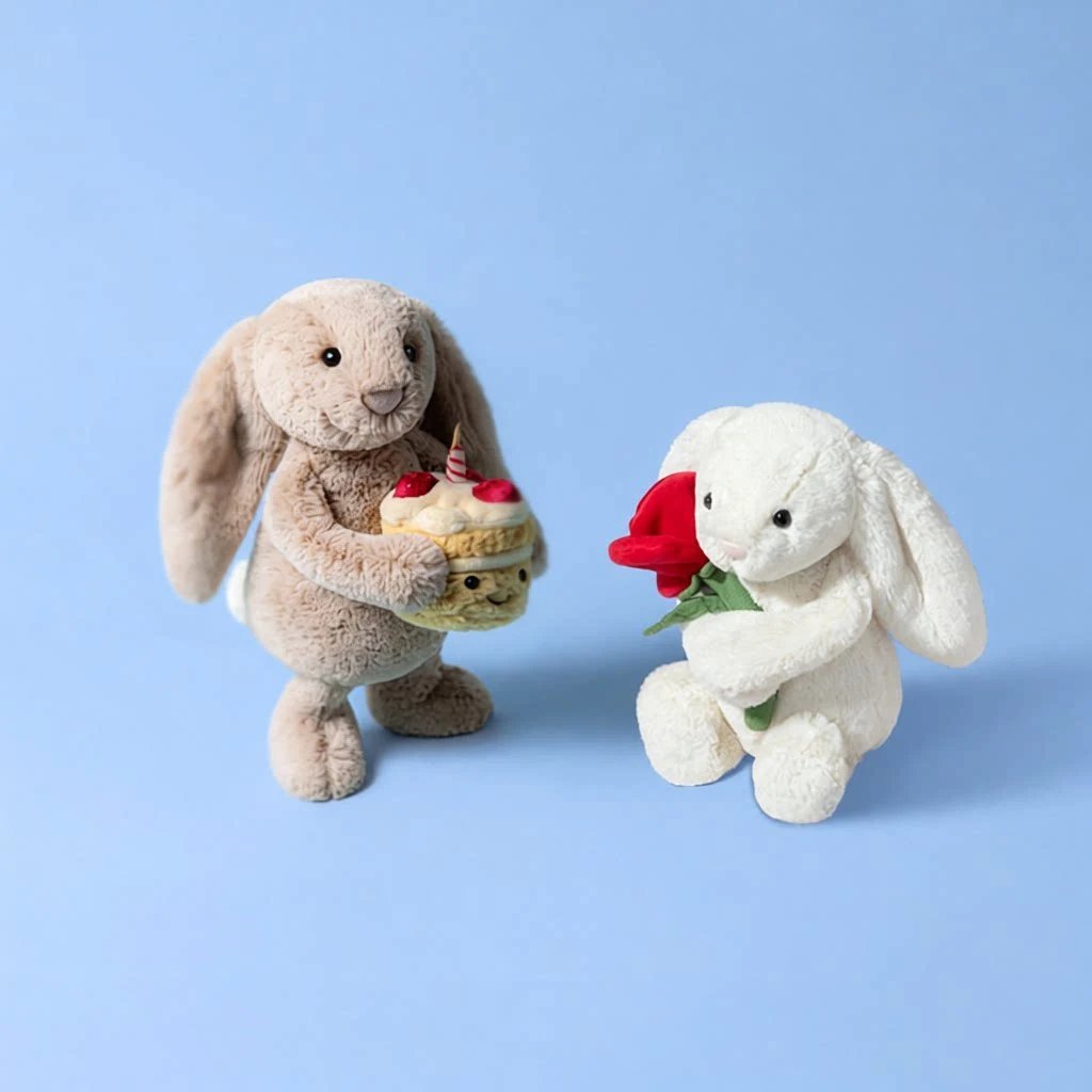 Jellycat Bunny Birthday Cake Plush