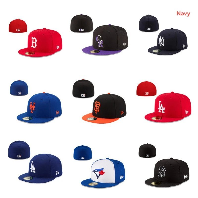 New Era Logo Flat-Brim Snapback Cap Collection