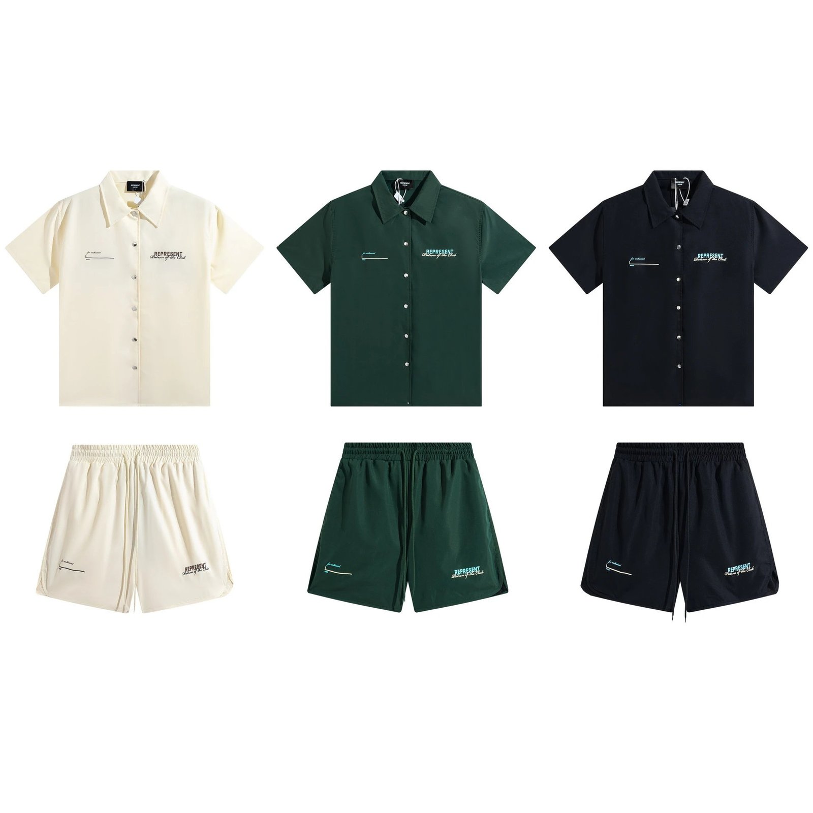 Represent Graphic Shirt and Shorts Set
