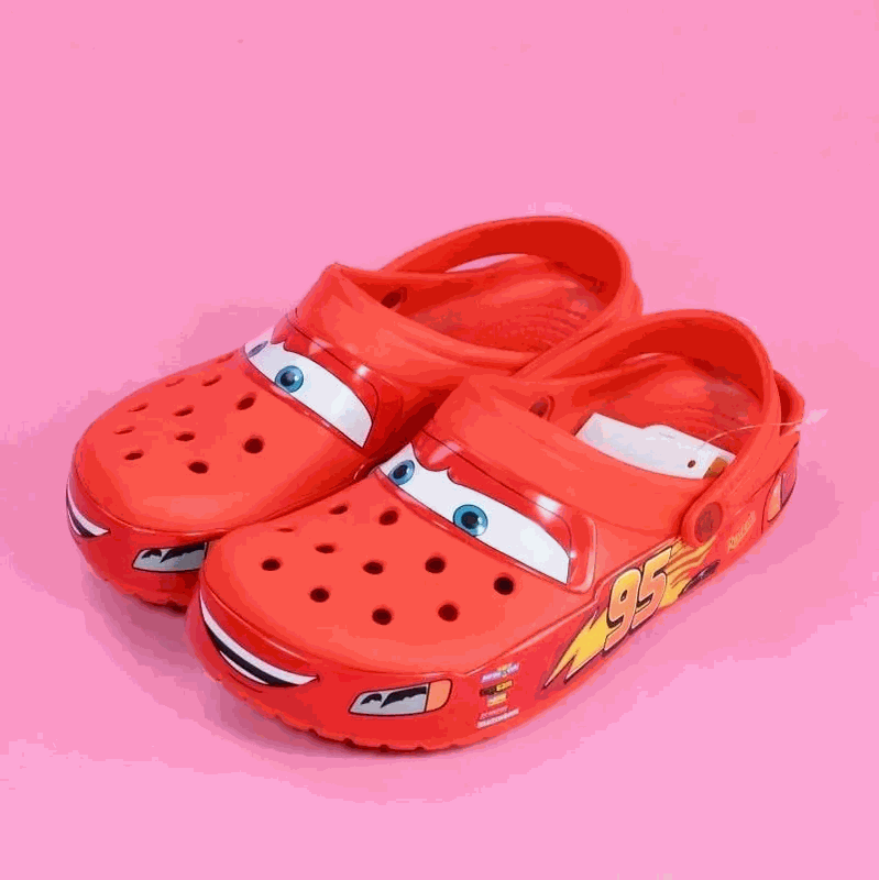 Lightning McQueen Crocs Sandals