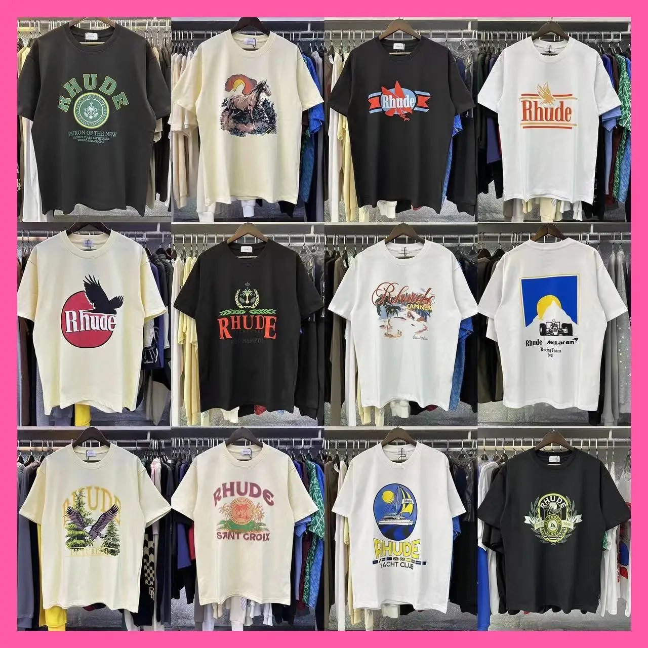 Rhude Graphic T-Shirt Collection