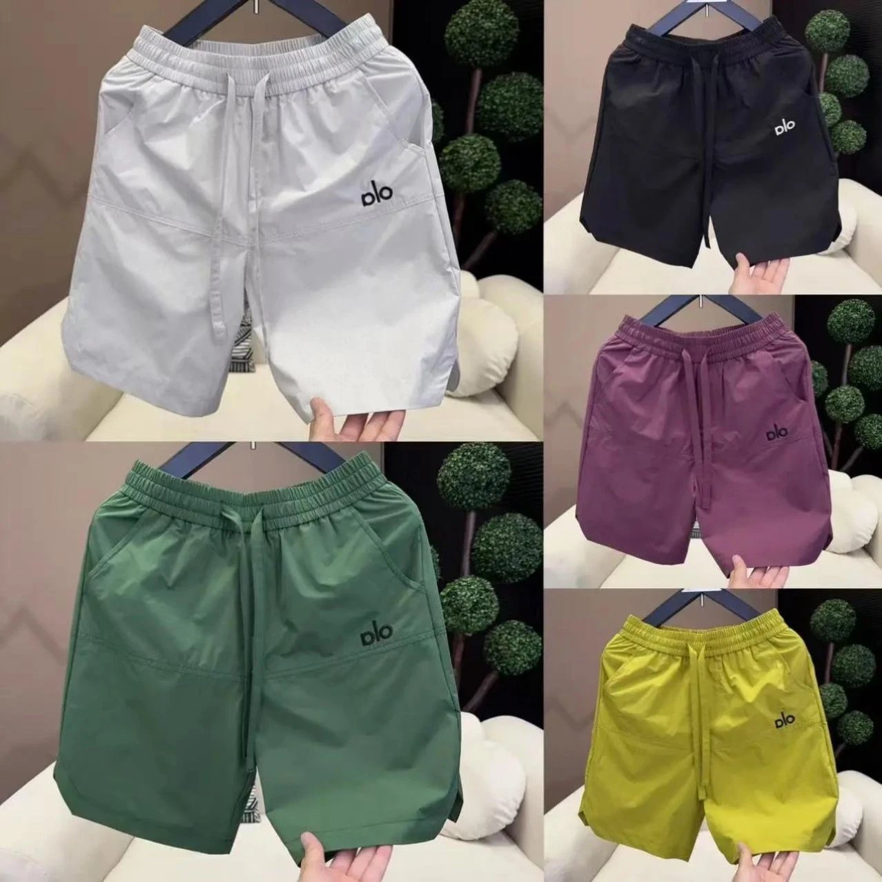 Alo Logo Drawstring Shorts Collection