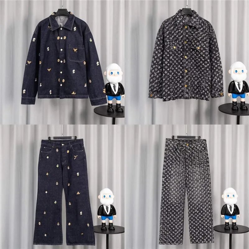 Louis Vuitton Denim Jacket and Pants Set
